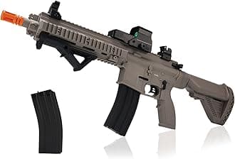 BIU BLASTER 30-Inch Gel Ball Blaster 140+ FPS, 80+ Ft Range Full-Size Electric Automatic Splatter Orby Blaster Dual Magazines 7.4V 1400mAh Battery for Outdoor Games, Ages 14+ (2 mags Edition)