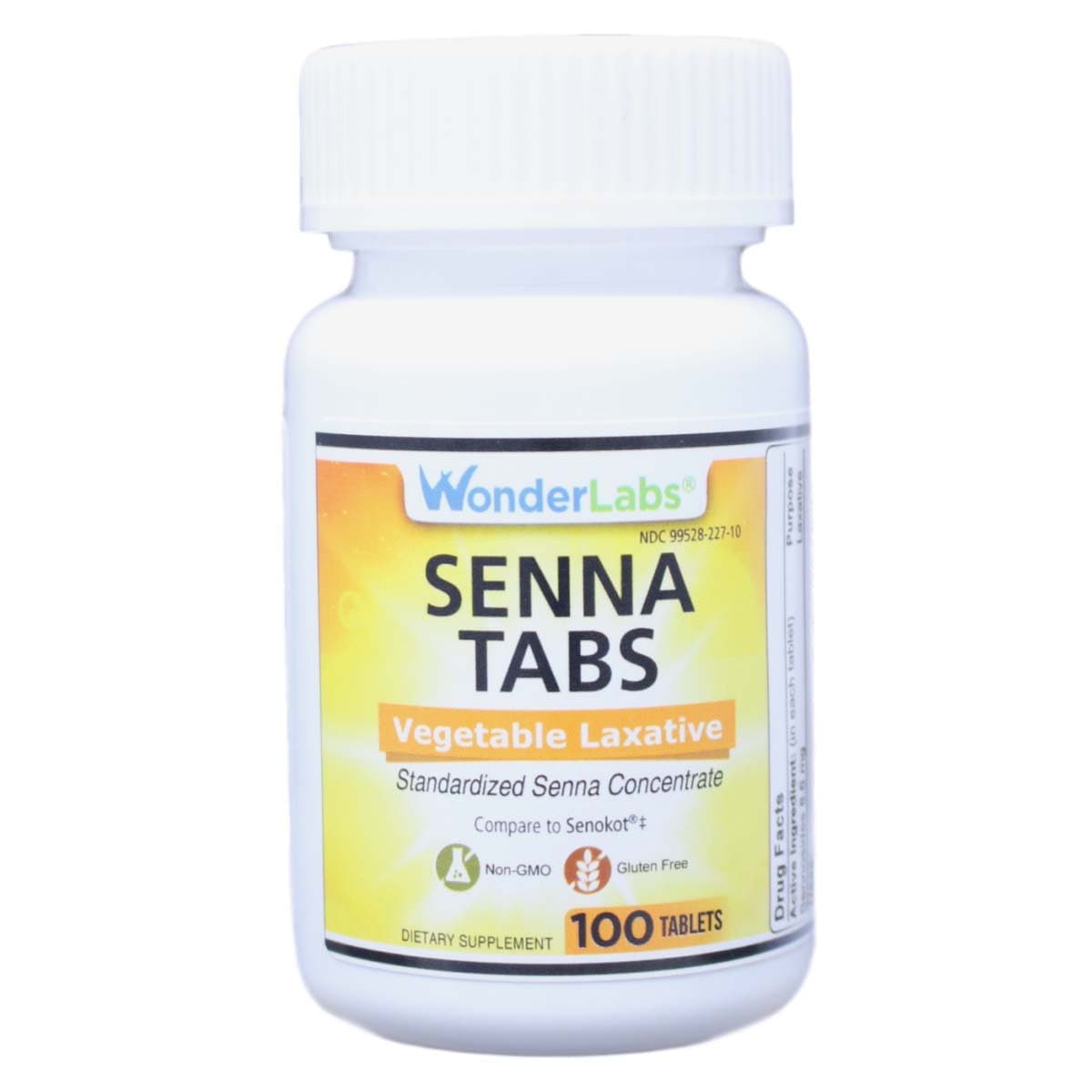 Senna-Tabs Natural Vegetable Laxative, Comparable to Senokot® - 100 Tablets