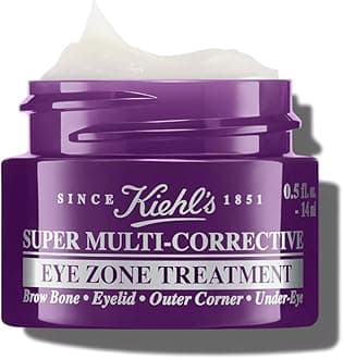 Kiehl's Super Multi-Corrective Eye Cream, Anti-Aging Cream that Lifts Brow Bone Area, Smooths and Firms Eye Lids, Bilberry Seed Extract and Collagen Peptide for Tighter and Smoother Looking Skin