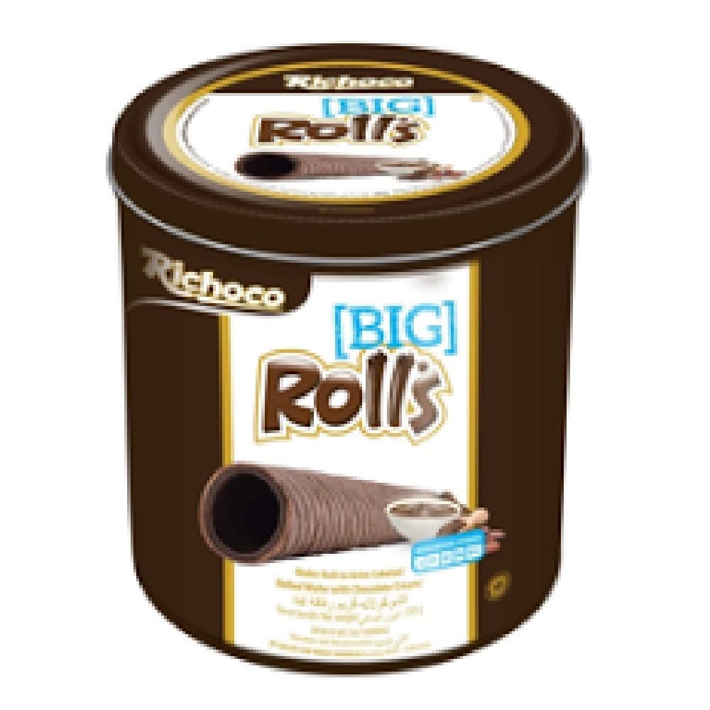 Nabati Big Rolls 330g (628MART) (Richoco Chocolate, 1 Can)