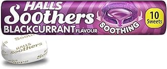 Halls Soothers Blackcurrant 45g - Pack of 20