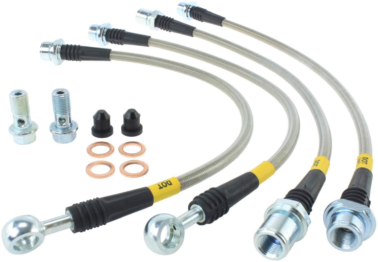 StopTech(950.44519) Brake Line Kit, Stainless Steel