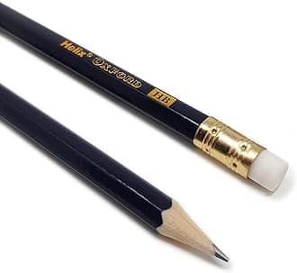 Oxford Helix HB Eraser Tipped Pencils - 36 Count - Blue, HB, Medium Point, Cylindrical Shape, Ambidextrous, Writing, Sketching, Drawing