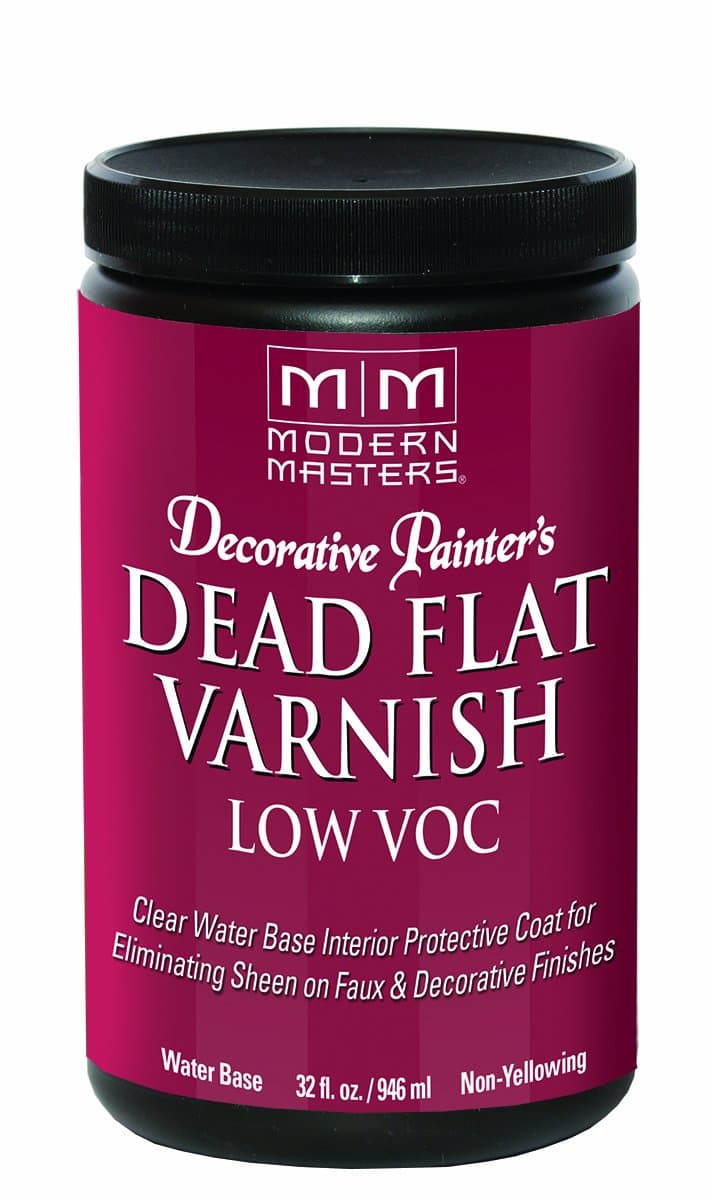qt Modern Masters DP400 Clear Decorative Painter’s Acrylic Dead Flat Varnish