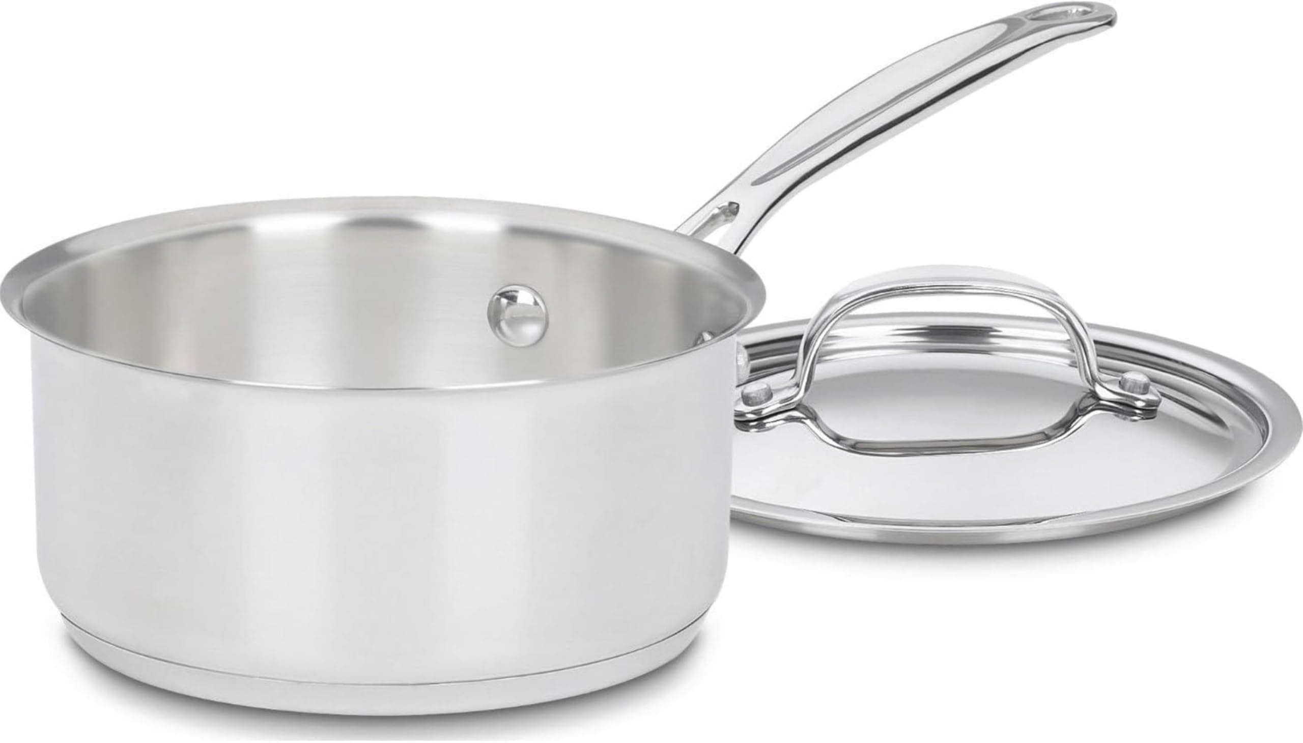 Cuisinart 719-16 1.5-Quart Chef's-Classic-Stainless-Cookware-Collection, Saucepan w/Cover