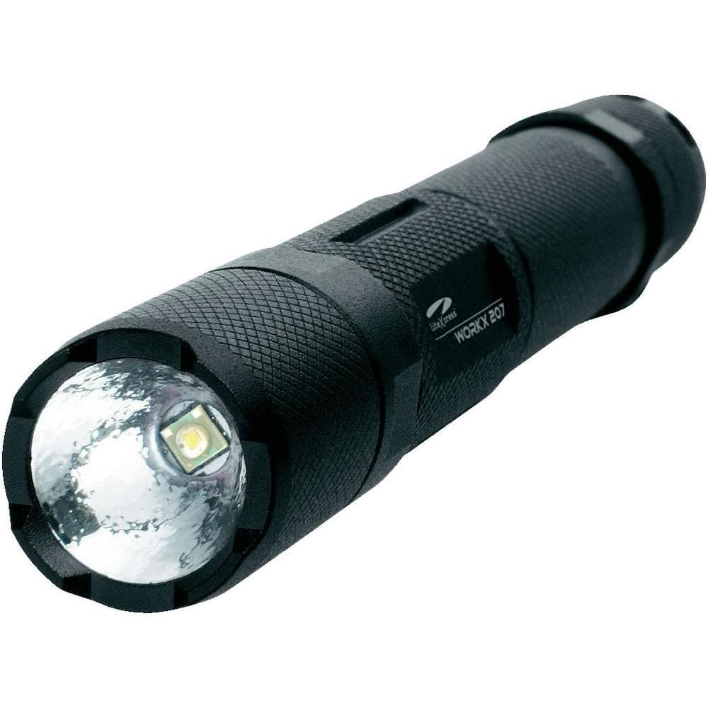 LiteXpress LXL446001 Led Aluminium Flashlight Workx 207 with 2x AA/ 65 Lumens (ANSI)