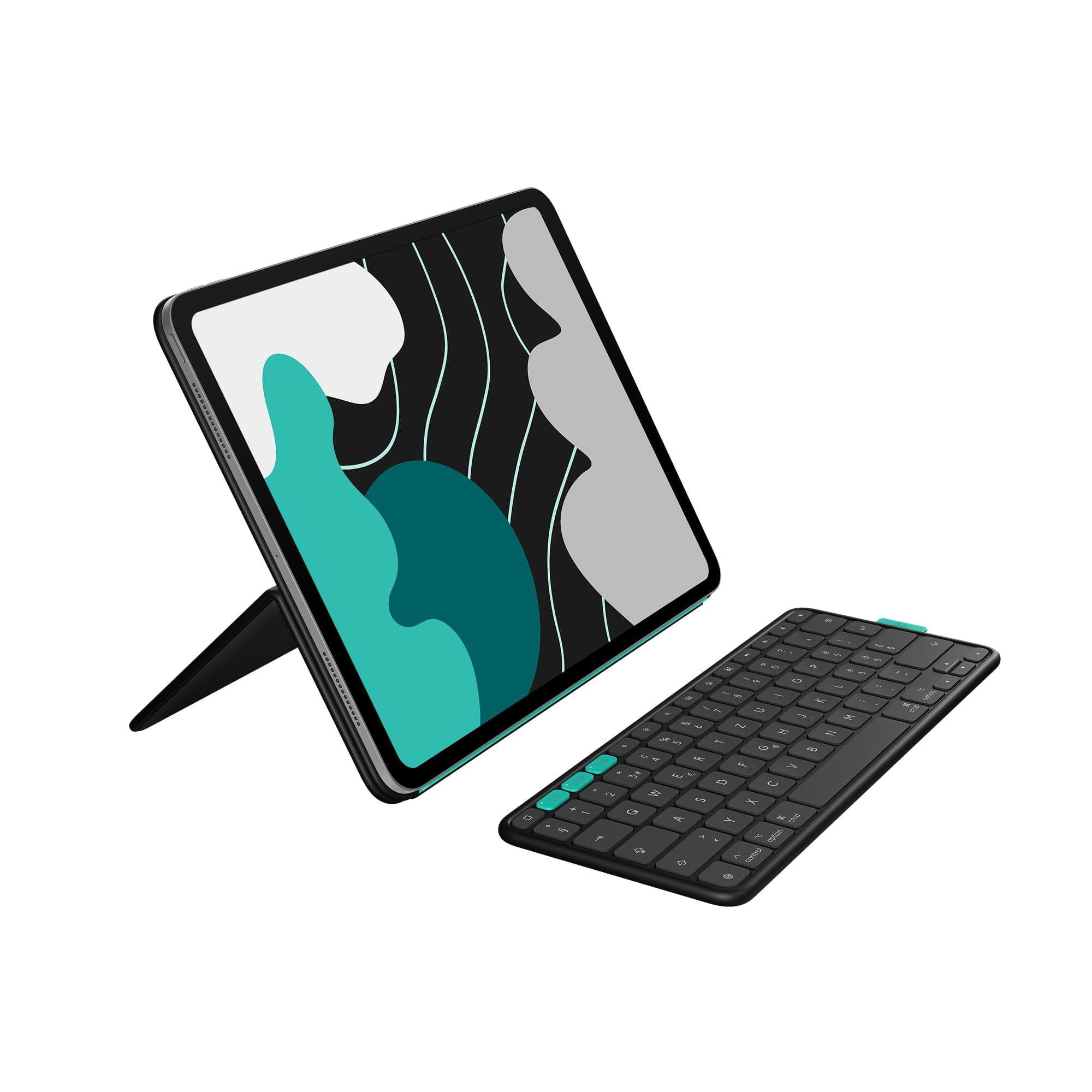 Flip Folio, Keyboard Case for iPad Pro 13-inch (M4 & M5) & iPad Air 13-inch (M2 & M3) (2024, 2025) - Protective & Stowable Bluetooth Keyboard Case, Multi-Device - Midnight Black