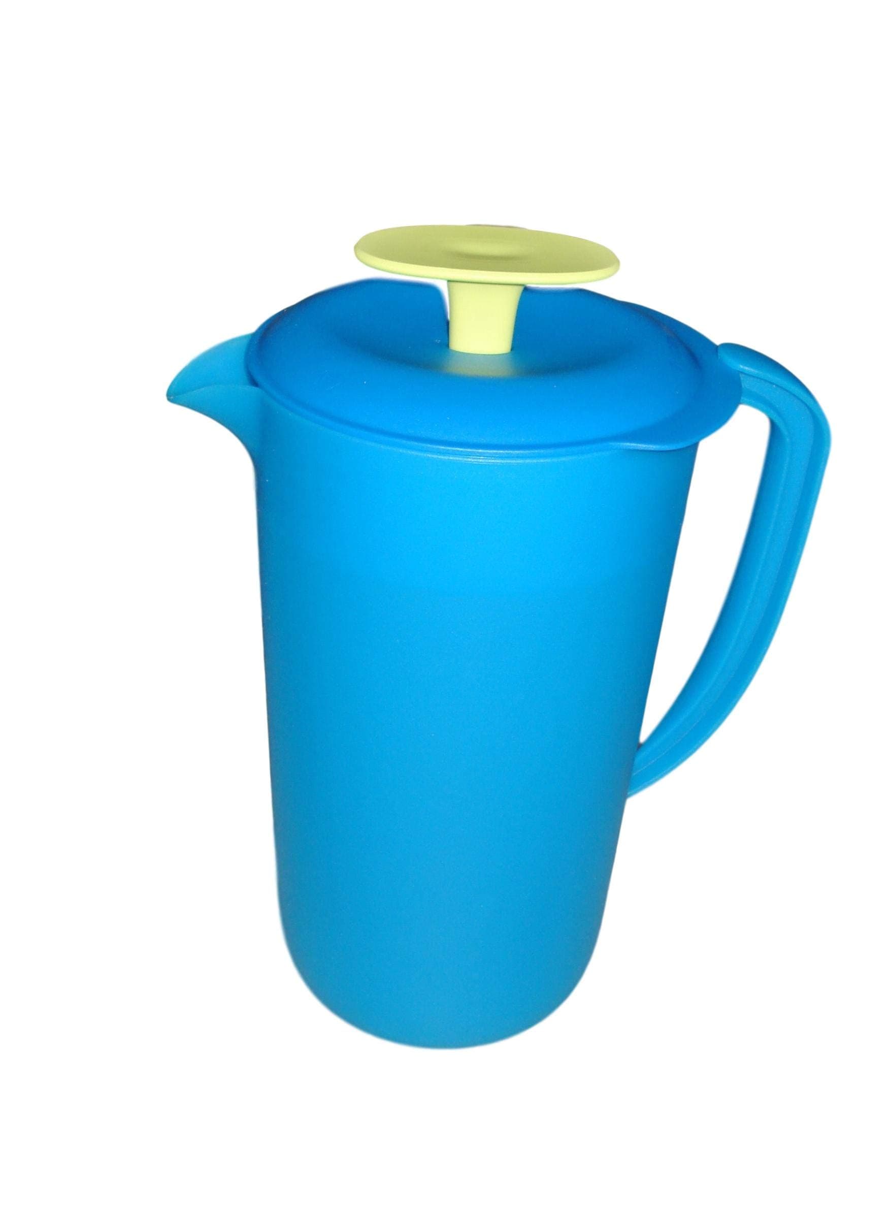 Tupperware Milk Juice Jug/Pitcher Fridge L Turquoise Blue Green Milk Jug