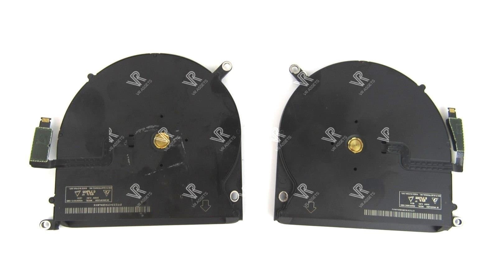 Macbook Pro Retina 15" A1398 2013 Left Right Cpu Fans KDB06105HC-HM00 923-0092
