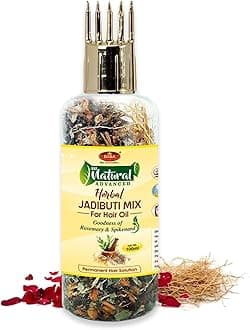 BNSN Natural Jadibuti Mix For Hair Oil With Goodness of Rosemary, Spikenard, Bhringraj & 25+ Ayurvedic Herbs | Make Your Own Hair Oil | 100% Herbal & Plant derived for Complete Hair Care
