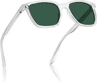 Retro Square Mens Sunglasses Polarised Eyewear 100% UV Protection for Driving Travel