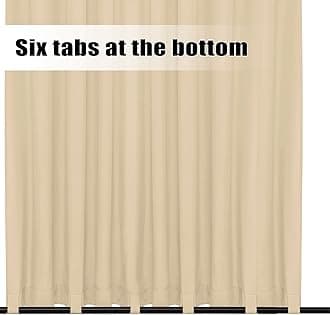 Easy-Going Outdoor Curtains Waterproof Windproof Weatherproof Curtain for Patio, Cabana, Porch, Pergola and Gazebo, Grommet Top and Tab Bottom Drape, 1 Panel, 150x108 inch, Beige