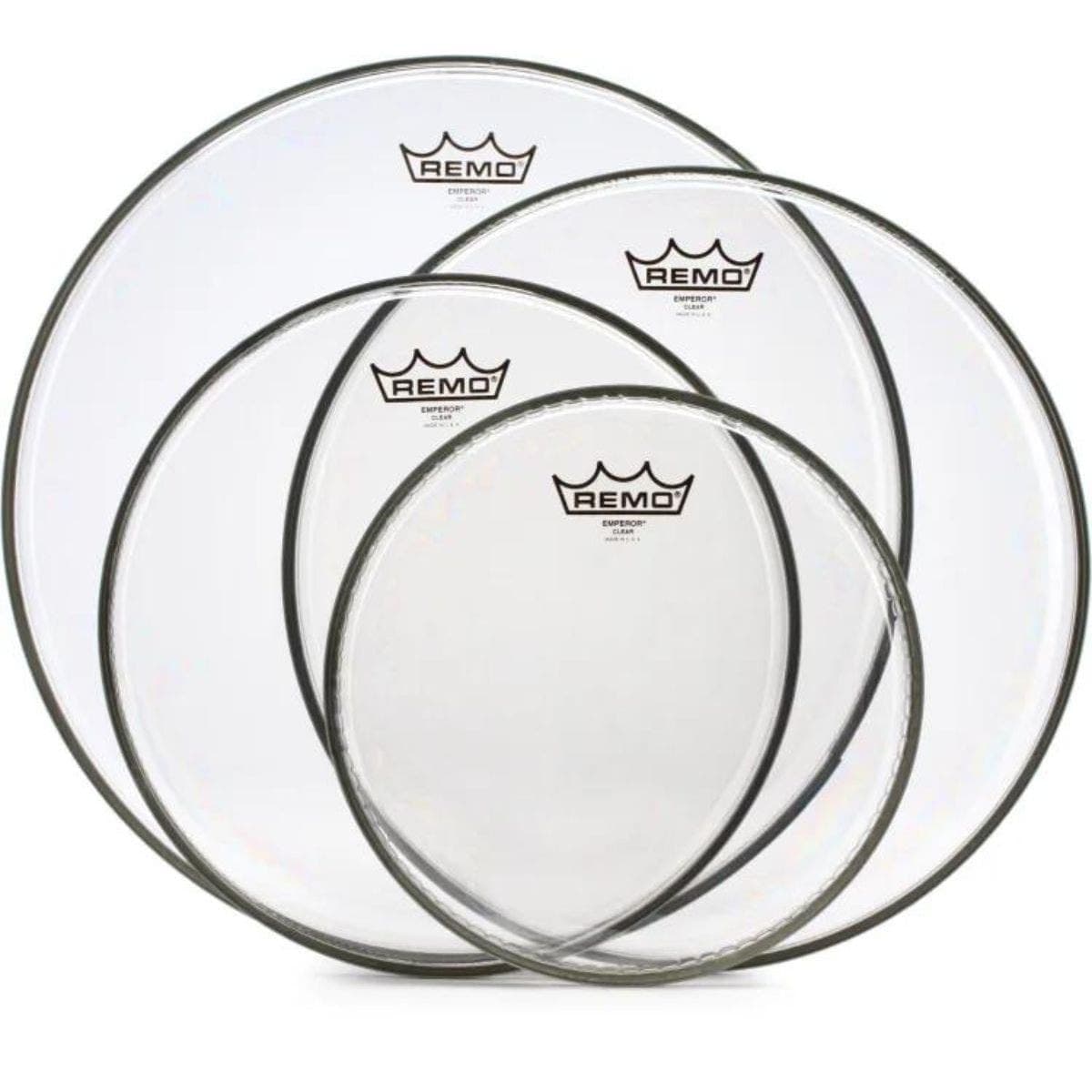 Remo Emperor 4-Piece Tom Pack - 10 12 14 16 Inches - Clear
