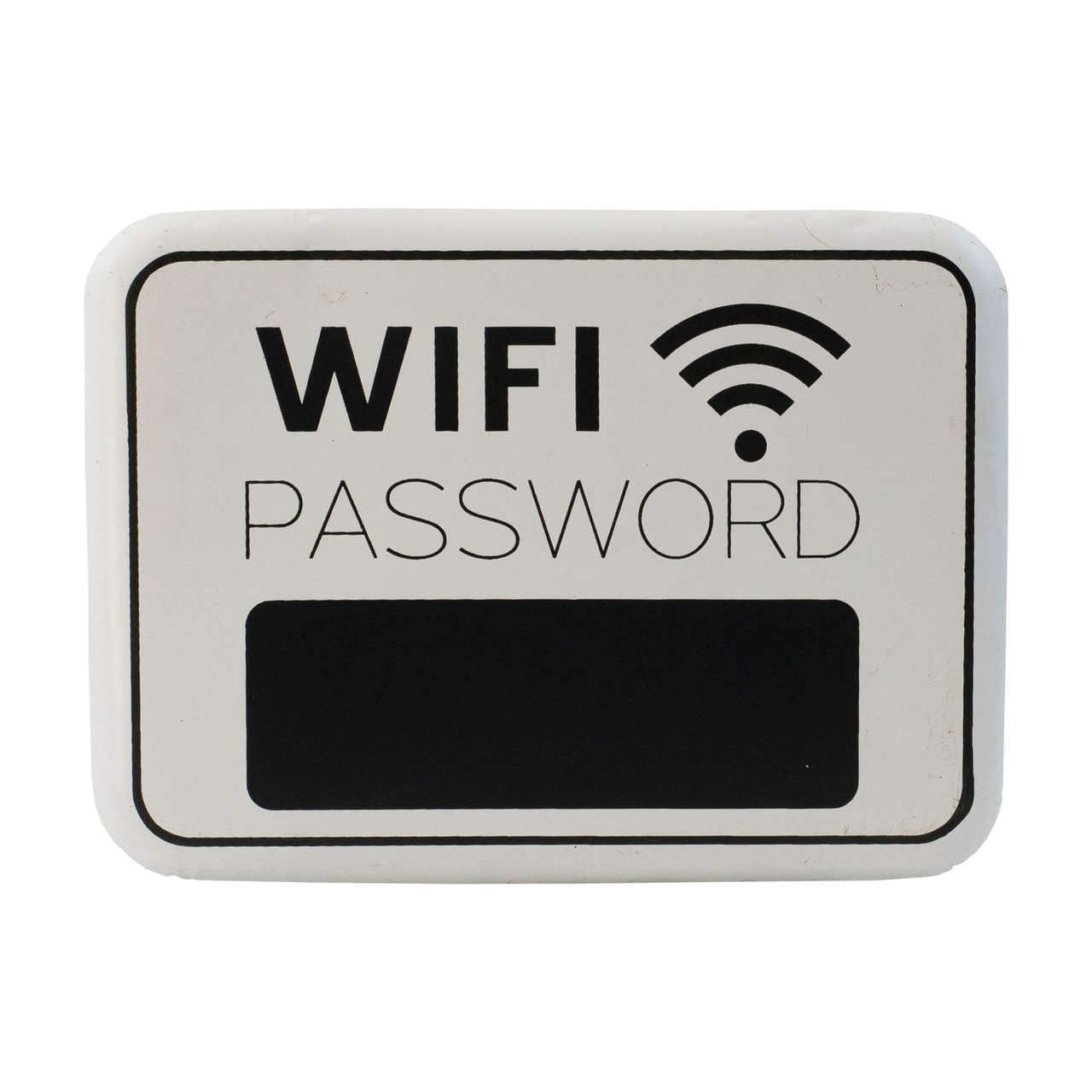 Metal WIFI Chalkboard Sign