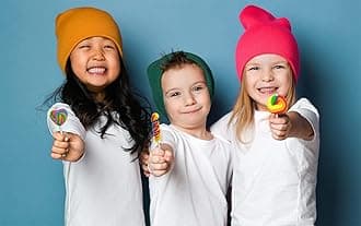 Swirl and Twist Rainbow Lollipop and Ring Mix,(50-Pack) Assorted Flavors, Great for Birthday Parties, Events, and Goody Bag Fillers, Party Favors, Individually Wrapped Suckers (50-Pack)