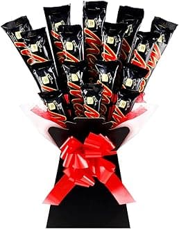 Chocolate Hamper - Chocolate Gift for Men or Women - Packed With Full Size Mars Bars - Milk Chocolate Coated Caramel & Nougat in a Chocolate Bouquet - 1.5kg