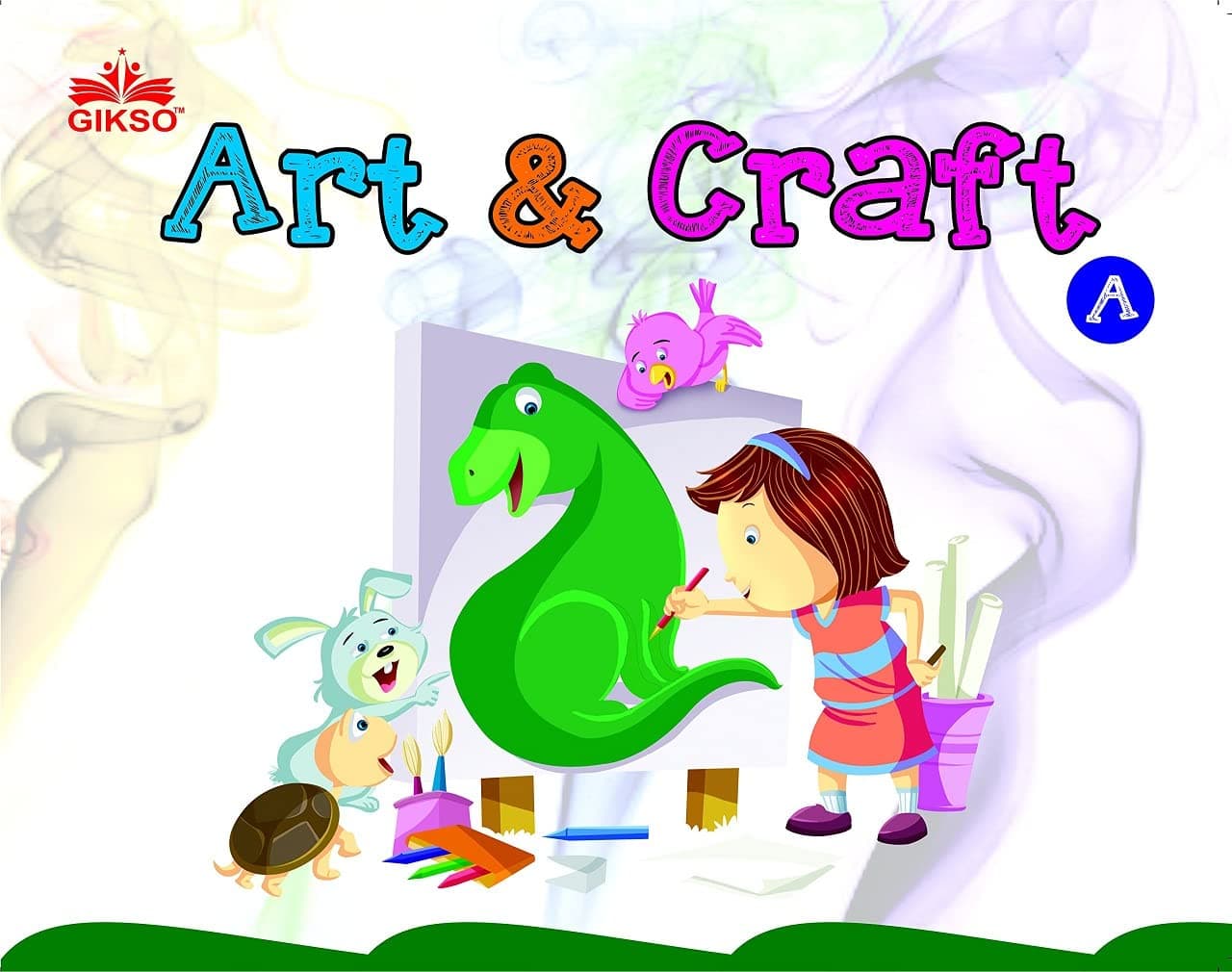 GIKSO Art and Craft A – Activity Book for Kids Age 3-6 Years Old (English) - Reprinted 2024
