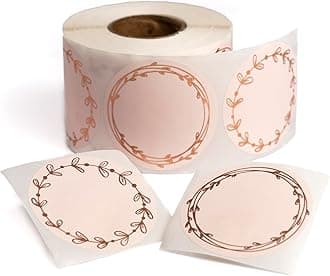 MONEST Waterproof & Oil Resistant Jar & Lid Stickers - Pantry/Canning, Spice ...