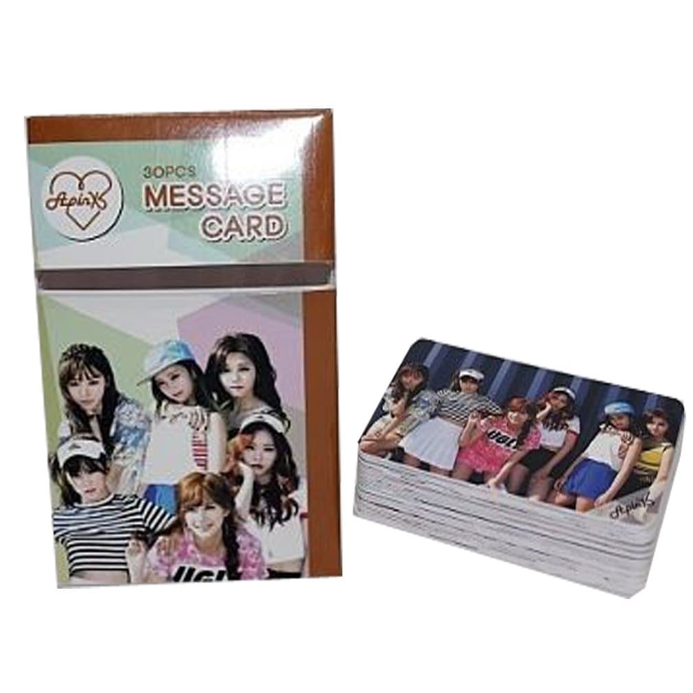 K-POP GOODS 30 High Resolution Kpop A PINK Photo Message Cards + 12 A3 Posters + 1 Sticker Set