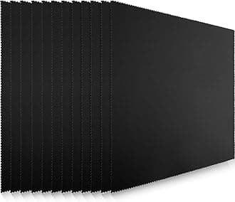 Frienda 12 Pack Large Microfiber Glass Cleaning Cloths 12 x 12 Inch Oversized Eyeglass Sunglasses Cleaning Cloths for Electronics Glasses Screens and Lenses(