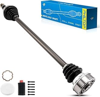 PHILTOP Front Right CV Axle Shaft Assembly for Volkswagen Jetta 1999-2005, Volkswagen Beetle 1998-2006, Volkswagen Golf 1999-2006, 66-7251 CV Axle Shafts