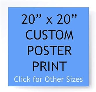 Pera Print - Custom Poster Print - Upload Your Image/Photo - Personalized Photo Prints, Create Your Own Poster - Print Any Photos, Images - 20 x 20 inches