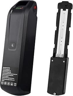 36V 48V 52V Ebike Battery 10AH 15AH 20AH with Fast Charger, USB Output and Led Indicator Light, 250W 500W 750W 1000W 1200W 1500W Electric Bikes, Tricycle, Mountain Bike Motor (36V 10.4AH)