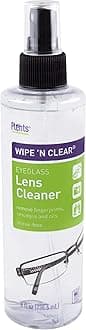 Wipe 'N Clear Eyeglass Optics Lens, Screen and Camera Cleaner Spray Bottle, Streak-Free, Clear, 8 fl oz (236 ml)