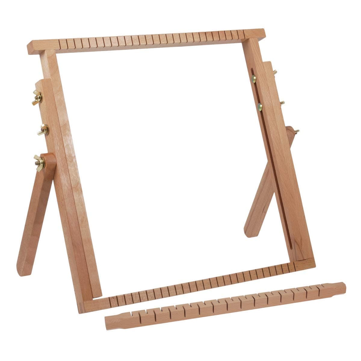 2519020 Weaving Loom: Extendable: Beech Wood, 40x40-61cm