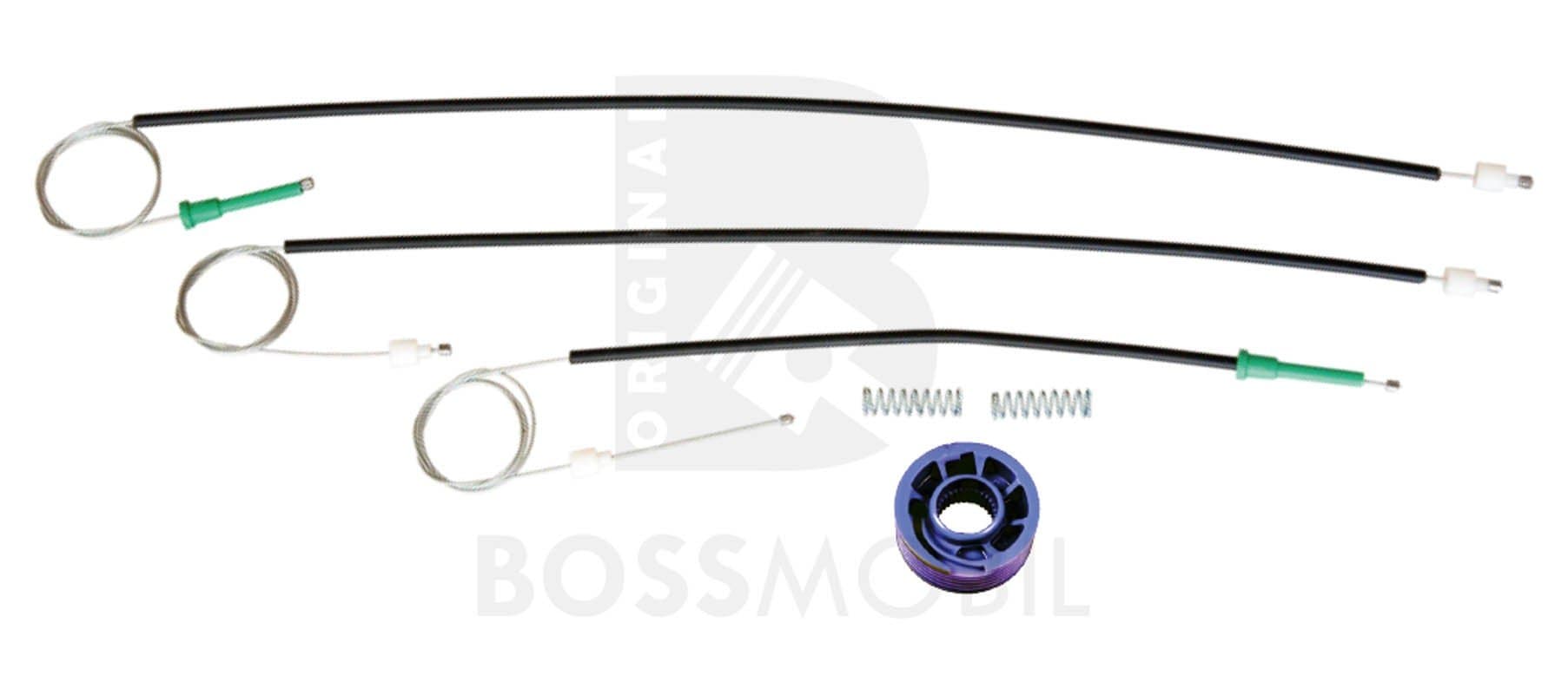 Bossmobil Altea (5P1), XL(5P5, 5P8), 4/5 doors, front left, window lifter repair kit