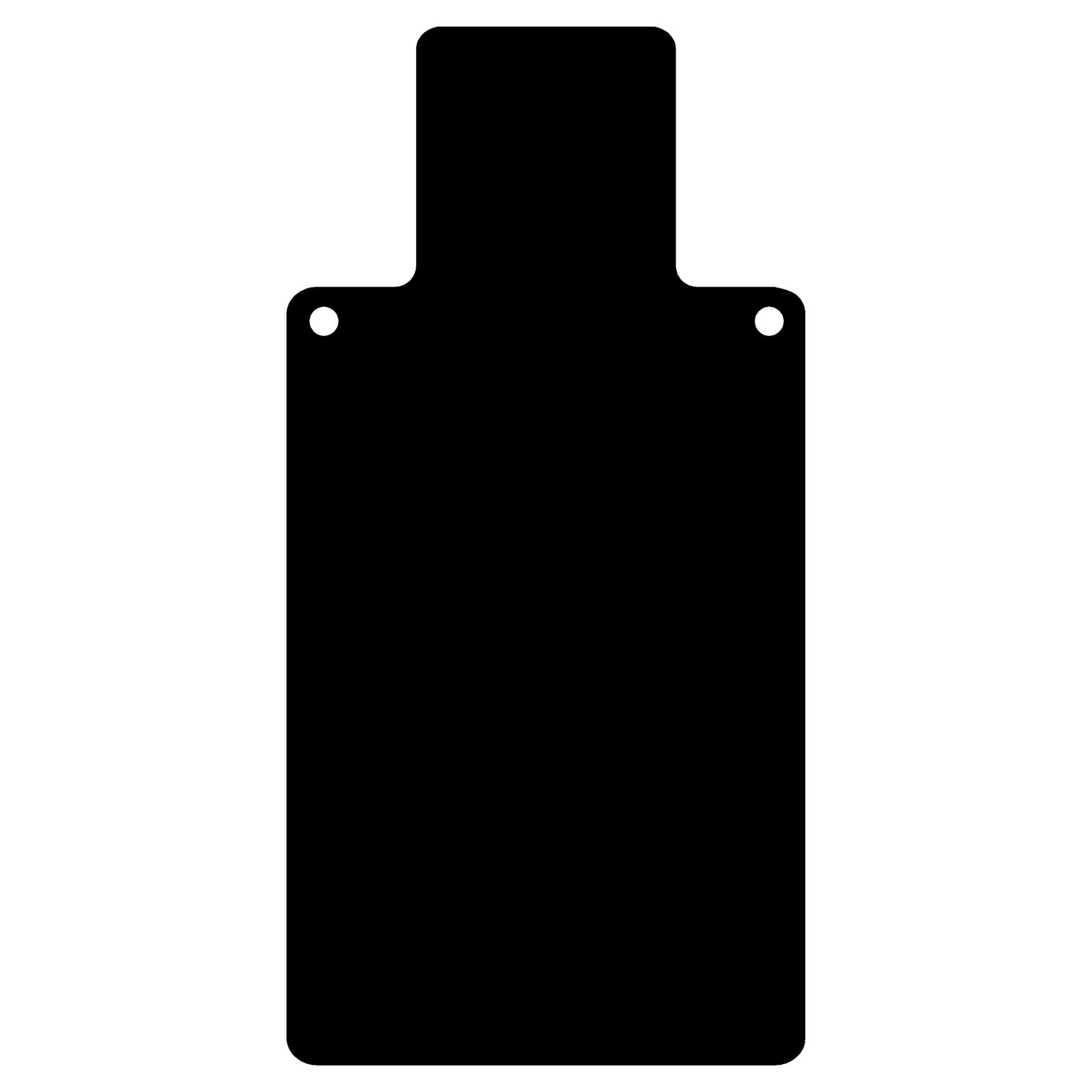 High Caliber's AR500 1/2" Thick Targets - for Precision Practice (Silhouette, 24x36)