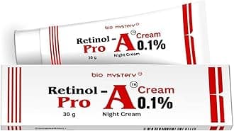 Retinol Cream 0.1 Vitamin A Repairs Fine Lines & Wrinkles, Scar Treatment, Sun Spots, Anti-Aging (30 Gram / 1.0 Oz)