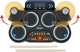 VTech Kidi Star Drum Pad, Black