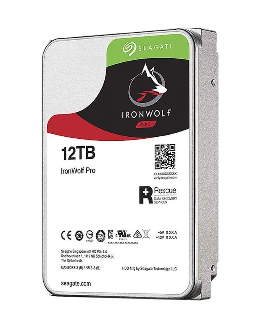 IronWolf Pro ST12000NE0008 12 TB Hard Drive - 512E Format - SATA 600-3.5" Drive - Internal - 7200RPM - 256 MB Buffer - Hot Pluggable