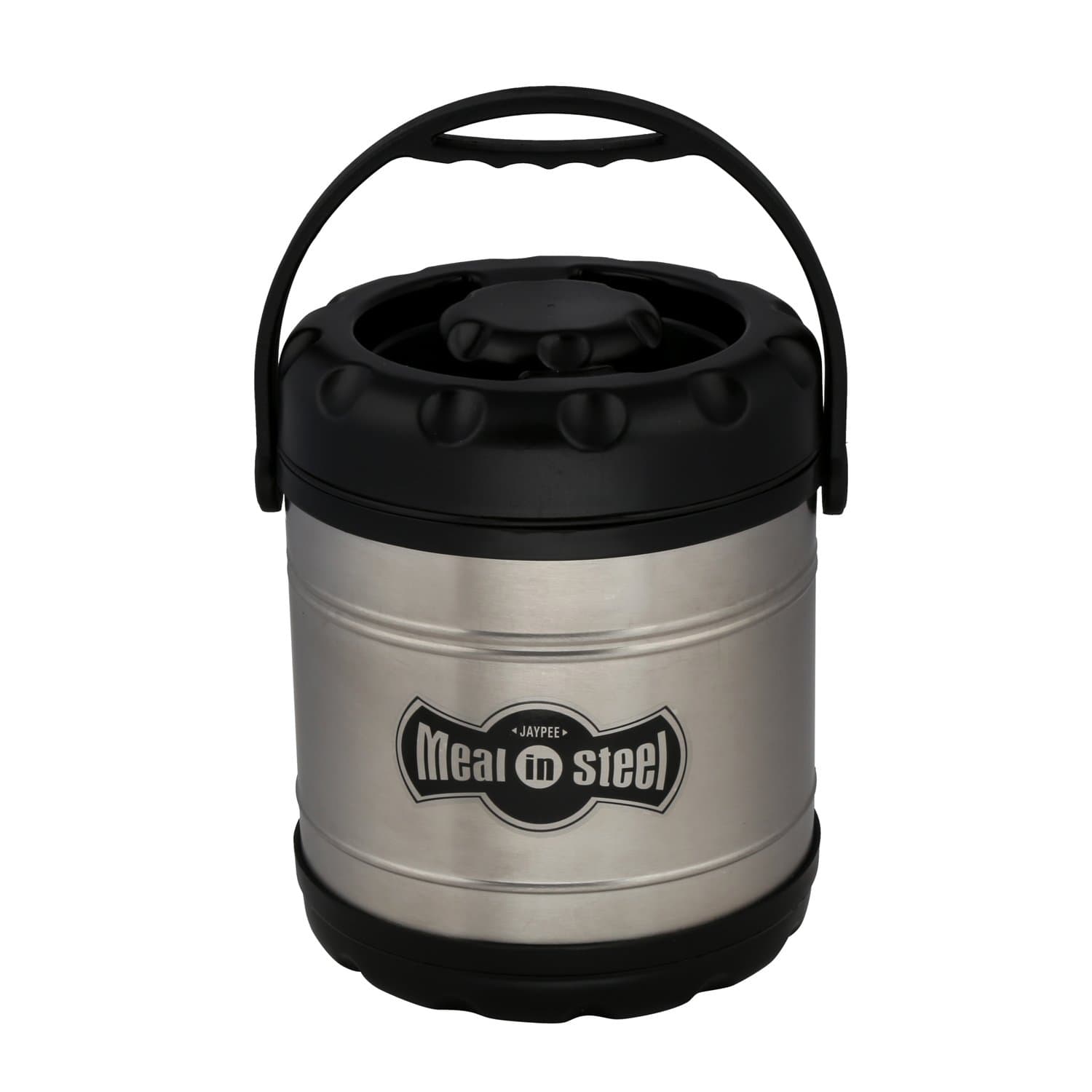 Jaypee Plus Meal in Steel 3 Lunch Box (Black)