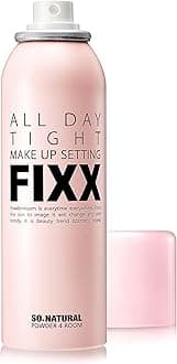 SONATURAL All Day Tight Make Up Setting Fixer – Award-Winning Makeup Setting Spray, Ultra-Fine Mist for Long-Lasting Wear – With Centella, Tea Tree & Lemon Extracts – Korean Skincare, 2.53 fl oz