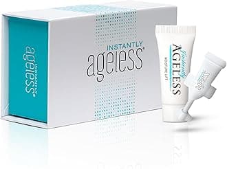 Instantly Ageless - Instant Face Lift Cream - Skin Care for Anti Aging face cream - Wrinkle Tightener - Instant Under Eye Bags Remover - Facelift in a Box of 25 Vials
