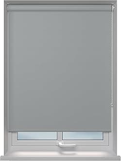 Roller blinds Thermal Blackout Roller blind - Trimmable UV Protection Child Safe Home Office Window Blinds Easy Fit Room Darkening shades Light Grey Blind 60cm wide x165cm drop