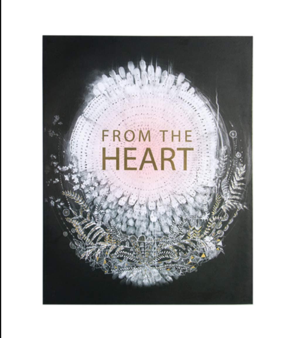 Papaya Art from The Heart Panel Print