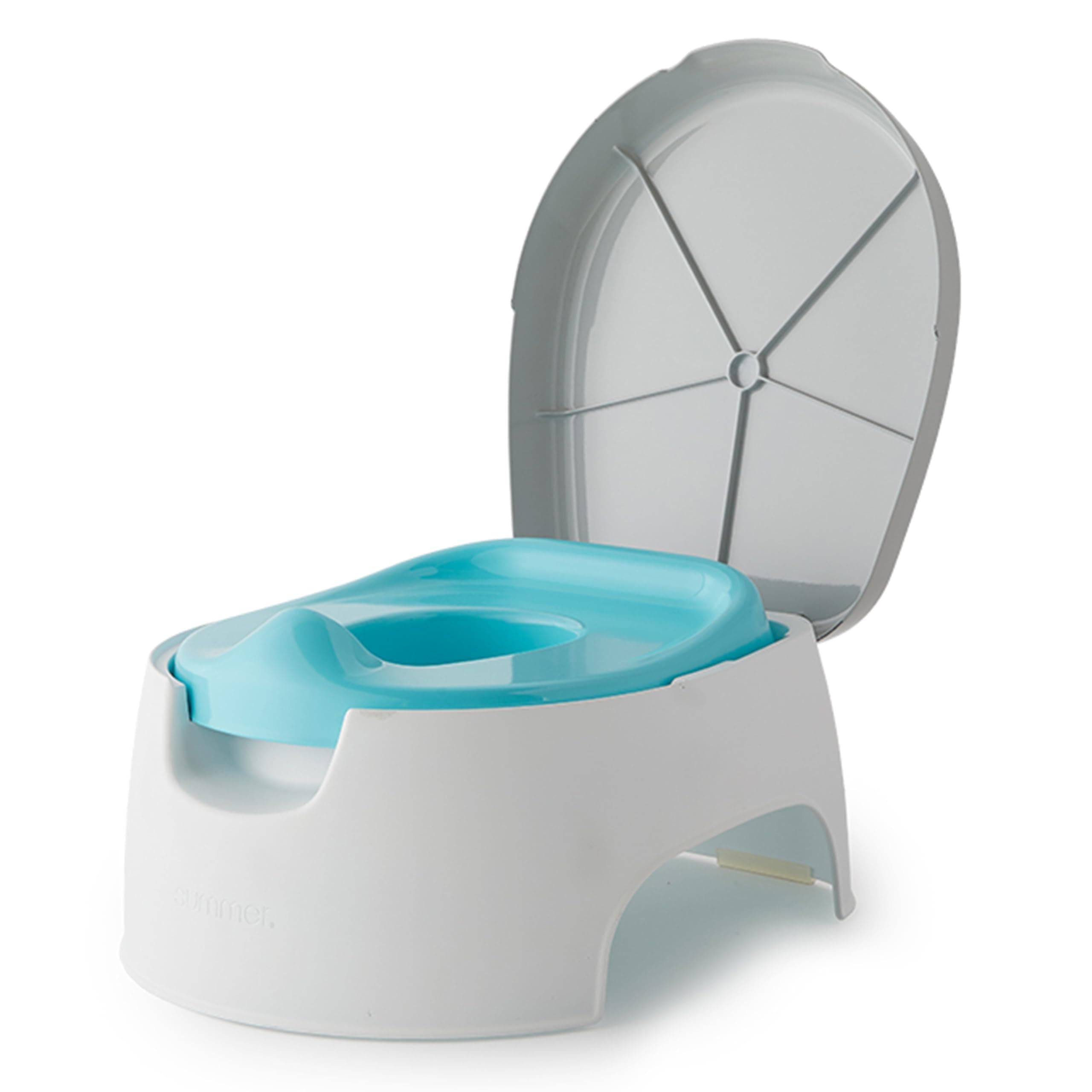 Summer InfantStep Up Seat and Stepstool for Potty Training and Beyond, Easy to Empty and Clean, Space Saving 2-in-1 Solution