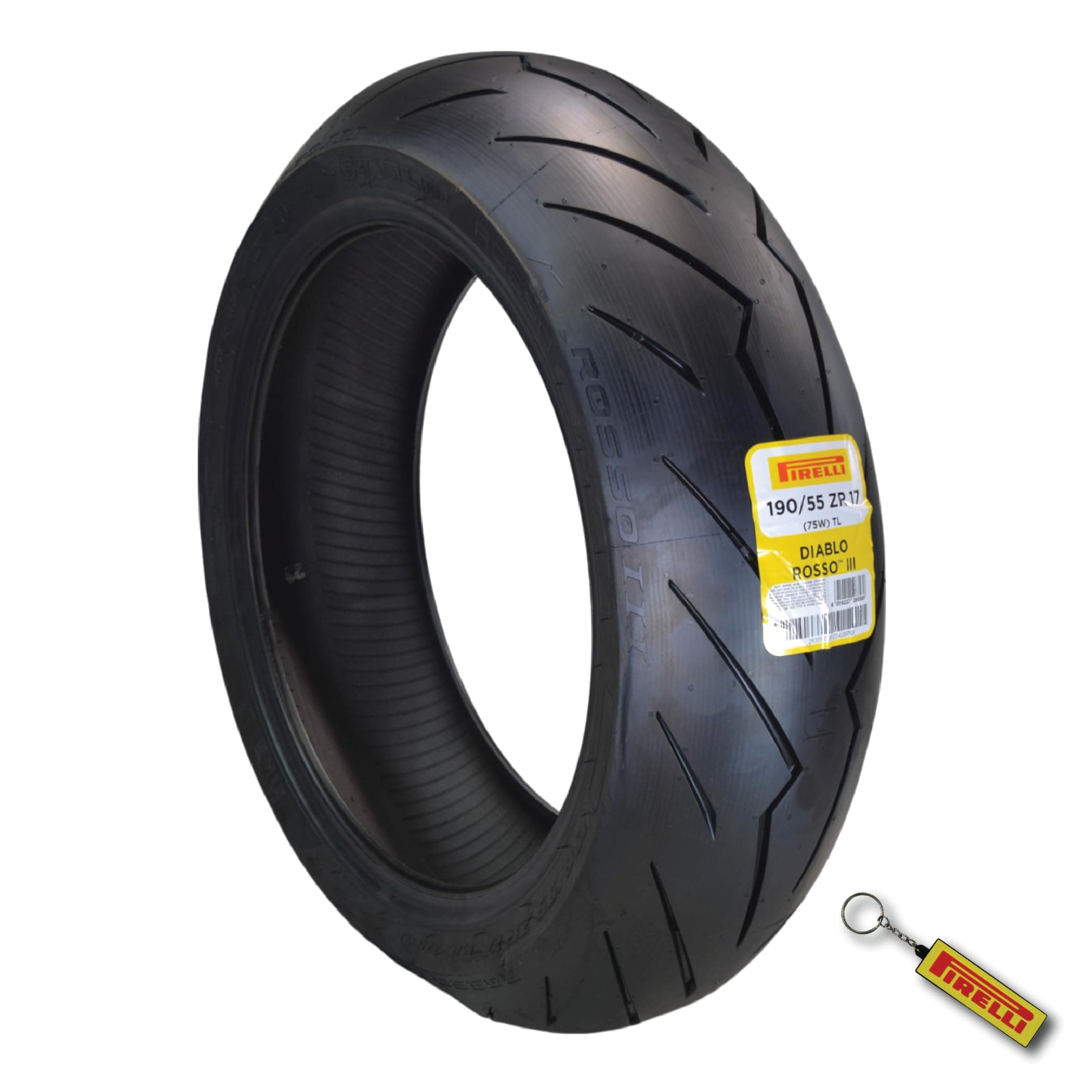 Pirelli Diablo Rosso Iii - 190/55/R17 75W - A/A/70dB - Motorcycle Tire