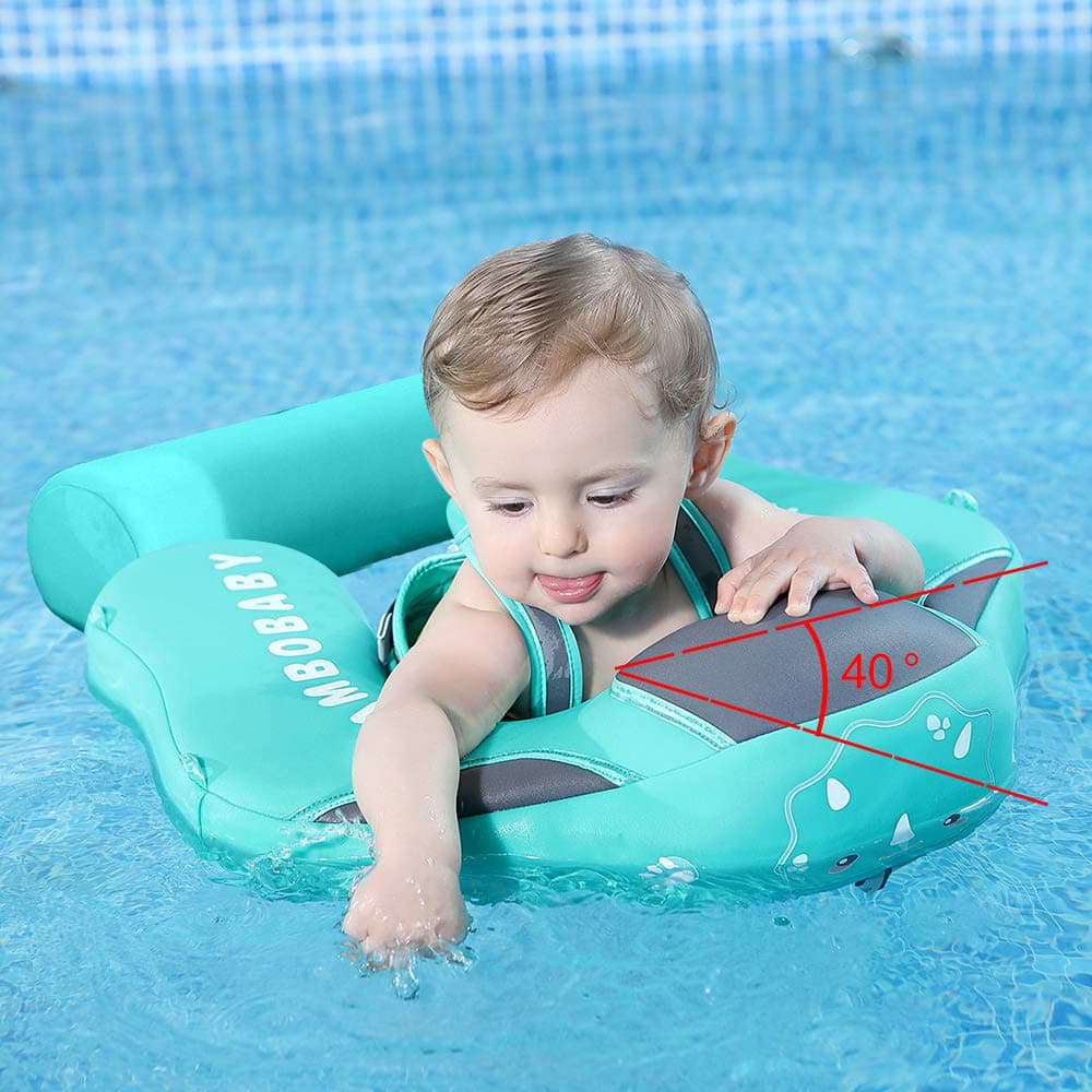 3Months to 48Months 3rd Swim Mode Standing Stroke Baby Stroller Canopy Mambobaby Non Inflatable Baby Float Swim Trainer Solid Infant Pool Float Swim Ring