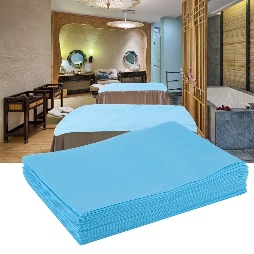 10Pcs Disposable Sheets, Disposable Bed Sheet Waterproof Oil-Proof Bed Cover Disposable Overnight Sleeping Aid Sheet Protector For Salon Spa Tattoo Massage Table Hotels (02#)