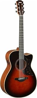 A-Series AC3M Acoustic-Electric Guitar with Soft Case, Tobacco Sunburst