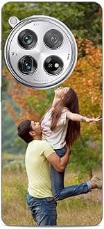 Polycarbonate Customised Mobile Back Case for Oneplus 12 5G (Own Photo with Frame, Name, Text, Font, Color), 3D Printed Hard Mobile Back Cover for Oneplus 12 5G, Multicolour