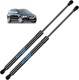 2Pcs Rear Tailgate Boot Gas Struts for Volvo V50 Estate MW 2004-2012 Lift Support System Car Boot Gas Struts Replace #30716189, 30799159, 31276851，30674718
