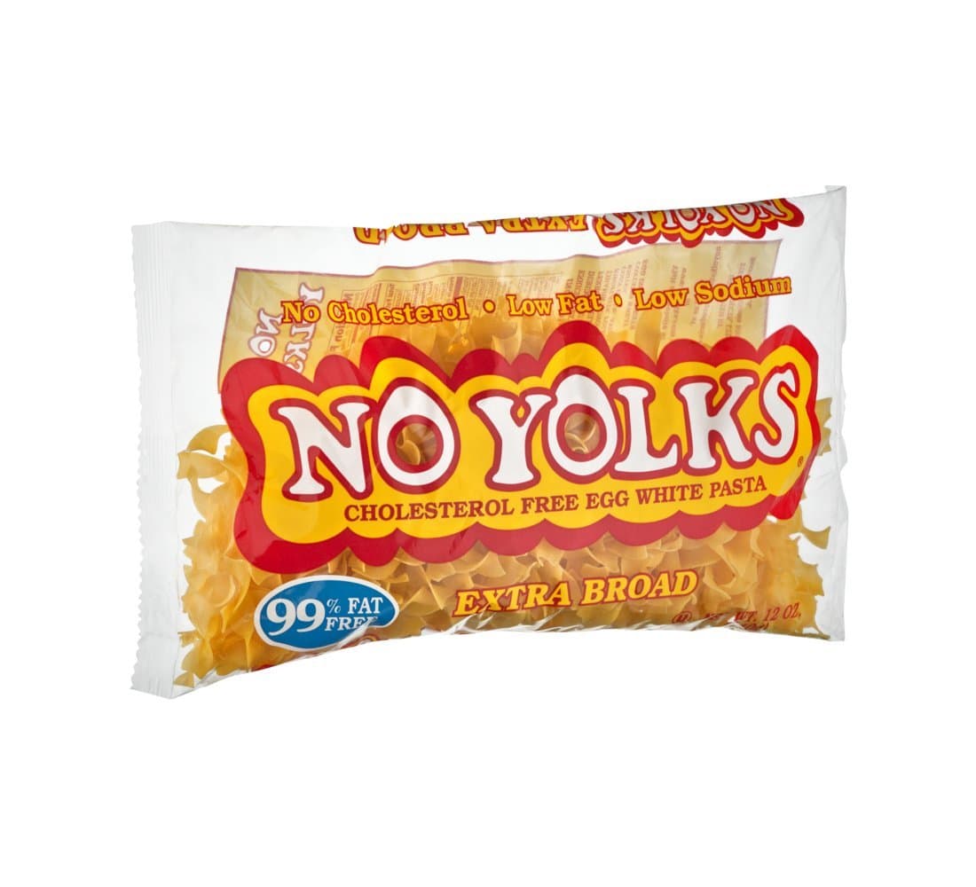 NO YOLKSEgg White Pasta Extra Broad - 12 Pack