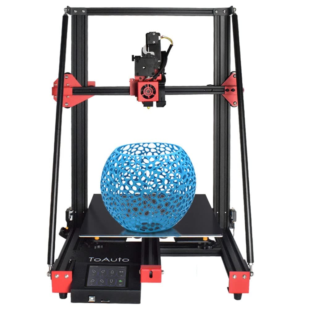 FDM 3D Printer Kit 300x300x400mm Large Printing Size, Titan Direct Drive, Silent Mainboard Resume Prints, BL Touch, 3.5inch LCD Touch Screen for Creative Artist, Professional 3D DIY & School Use