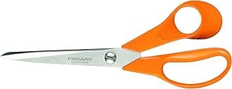 Fiskars Universal Scissors For Right Handed Users, Total Length: 21 cm, Steel/Synthetic Material, Classic, 1000815