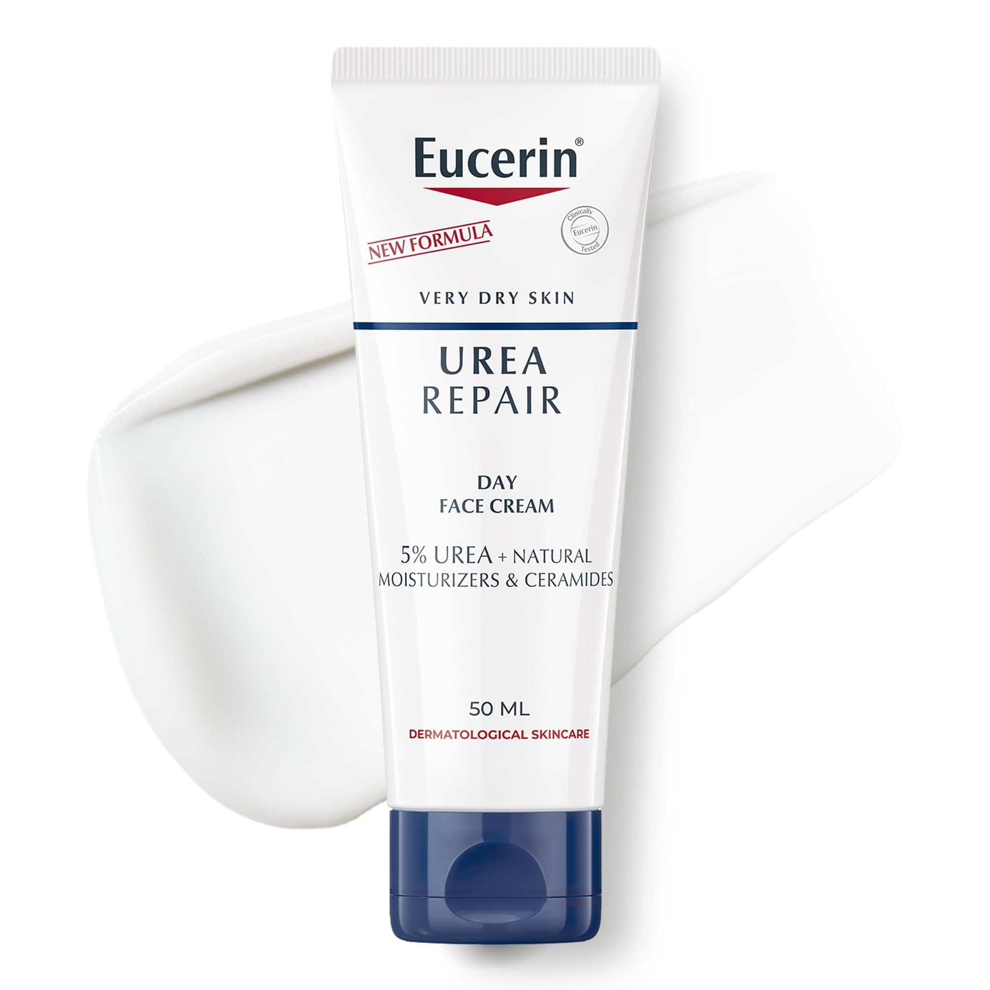 EUcerin Urea Repair Plus 5% Urea Smoothing Face Cream, 50 Ml (Pack Of 1)
